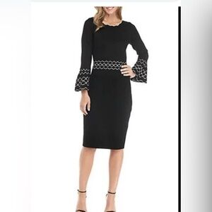 Nina Leonard Bell Sleeve Sweeter Dress